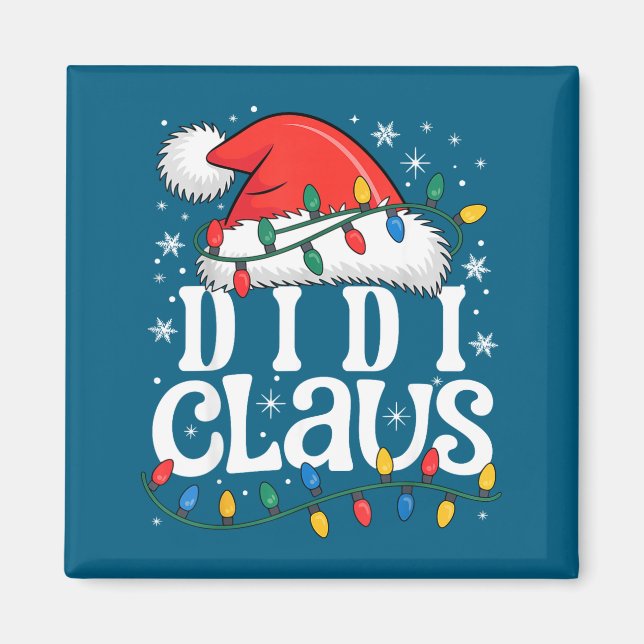 Imán Didi Claus Funny Xmas Christmas Grandma Holiday St (Frente)