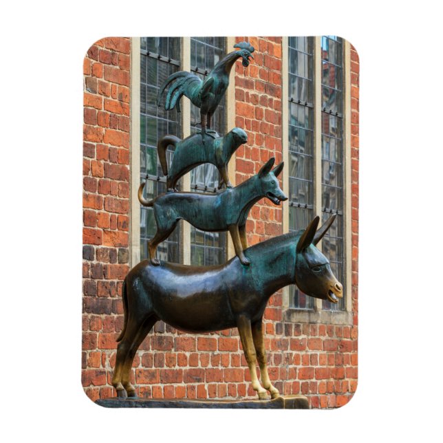 Imán Die Bremer Stadtmusikanten (Vertical)