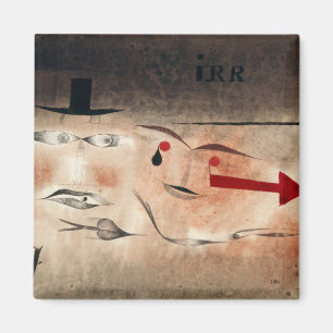Imán Diecisiete, loco (1923) por paul klee