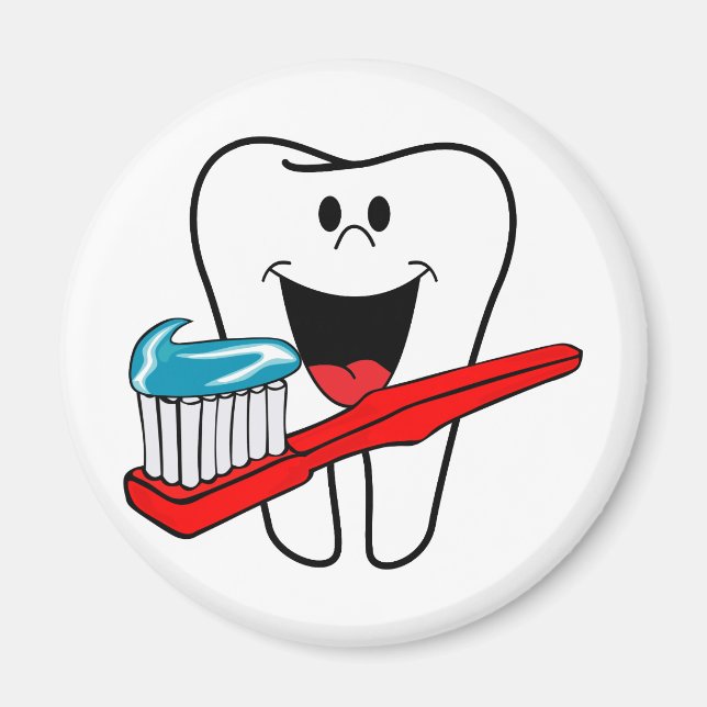 Imán Diente feliz (Frente)