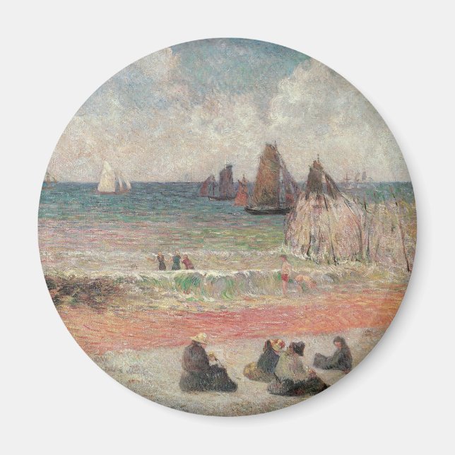 Imán Dieppe de baño de Paul Gauguin, Bella Artes de la  (Frente)