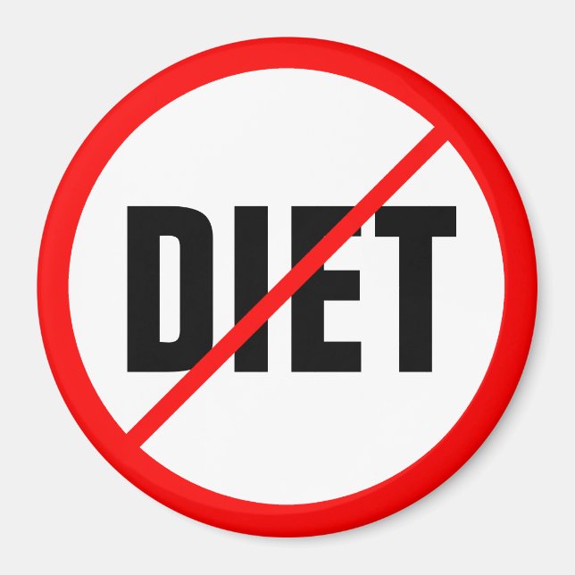 Imán ¡Dieta prohibida! (Frente)