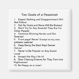 Imán Diez objetivos de un pesimista