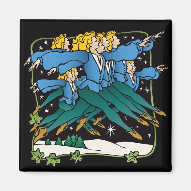 Imán Diez señores un salto (Frente)