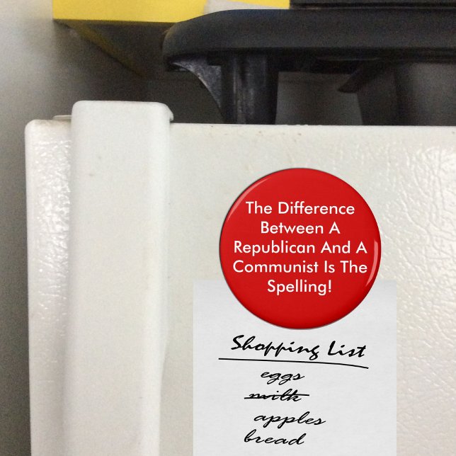 Imán Diferencia Entre Un Republicano Y Un Comunista (Subido por el creador)