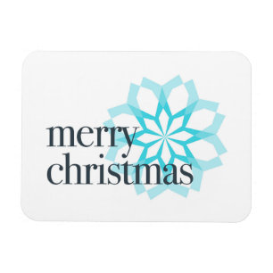 Imán Different, classical design of "Merry Christmas"