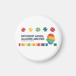 Imán Different Minds Amazing Abilities Awareness Art