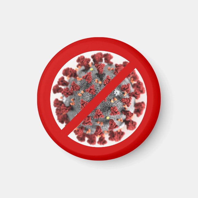 IMÁN DIGA DETENER EL CORONAVIRUS (Frente)