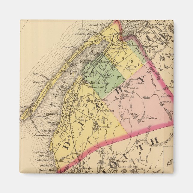 Imán Digby Co., NS (Frente)