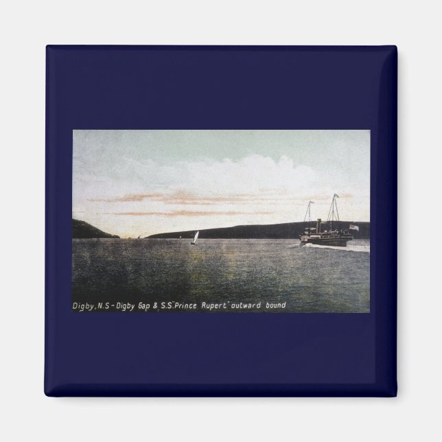 Imán Digby Nova Scotia, Digby Gap - S.S. Prince Rupert (Frente)