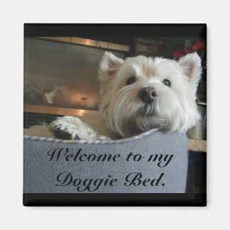 Imán Dignified Westie Photo Magnet