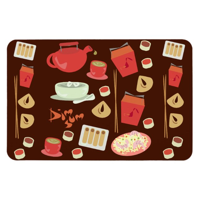 Imán Dim Sum Deluxe Mega Magnet (Horizontal)