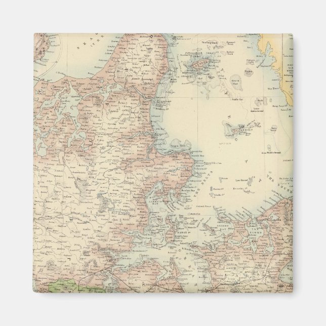 Imán Dinamarca con Schleswig y Holstein (Frente)