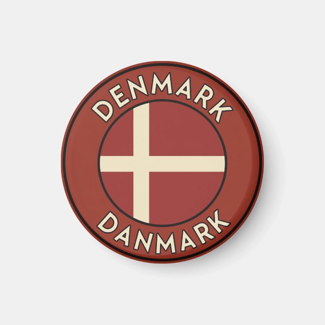 Imán Dinamarca Danmark  (Frente)