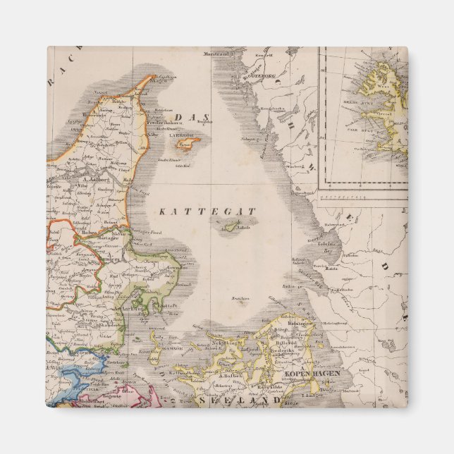 Imán Dinamarca y Alemania (Frente)