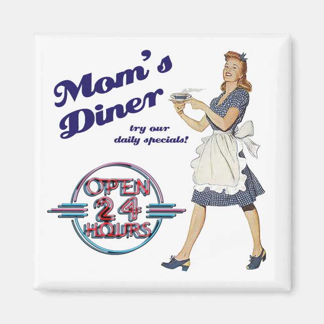 Imán Diner Magnet de mamá (Frente)