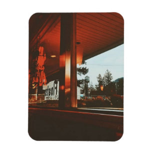 Imán Diner retro en el noroeste del Pacífico