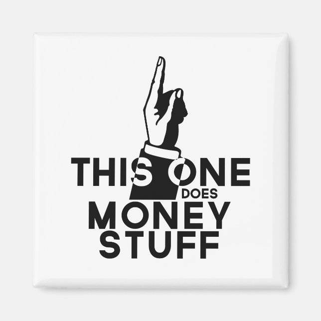 Imán Dinero gracioso - Vintage que éste hace dinero (Frente)