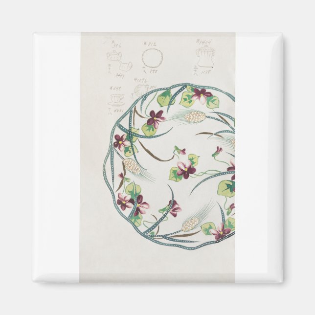 Imán Dinerware chino fino - Decoración casera (Frente)