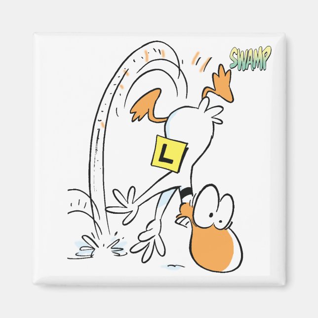 Imán Ding Duck Fridge Magnet (Frente)