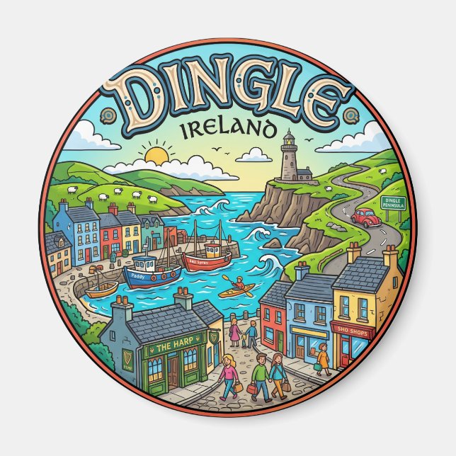 Imán Dingle Irlanda (Frente)