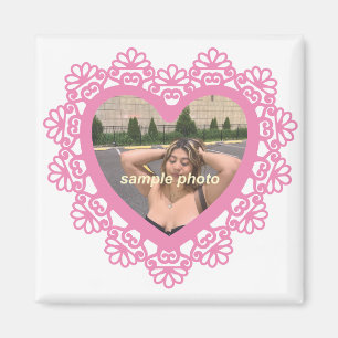 Imán Dingus Heart and Lace Magnet