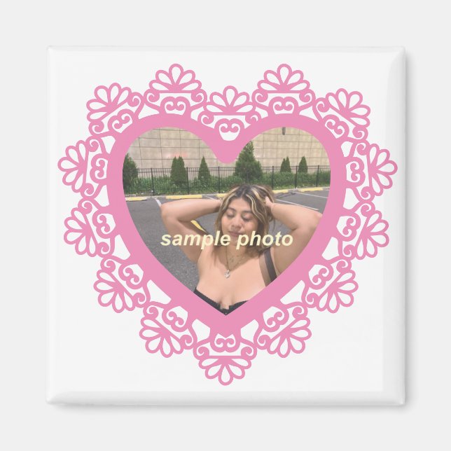 Imán Dingus Heart and Lace Magnet (Frente)