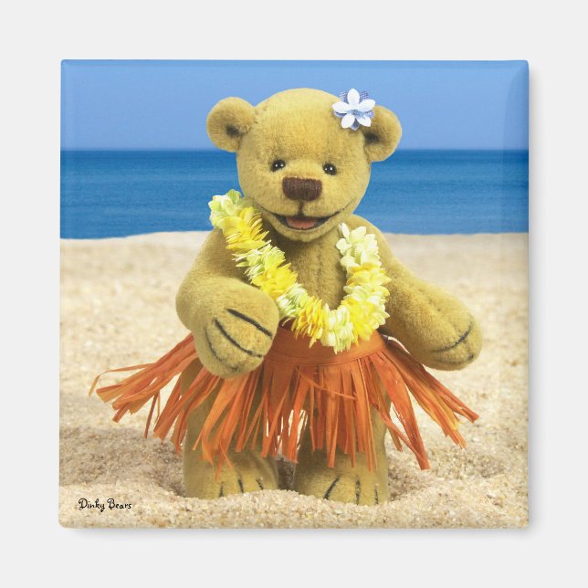 Imán Dinky Bears Hula Dancer (Frente)