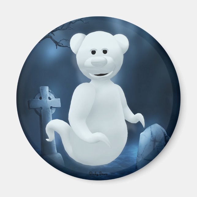 Imán Dinky lleva un pequeño fantasma (Frente)