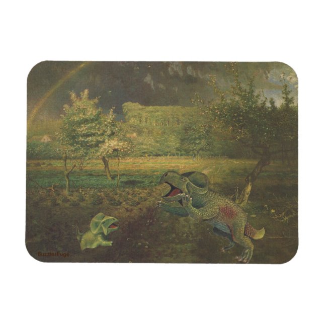 Imán Dino brotes - (Horizontal)