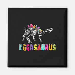 Imán Dino del día de Pascua - Eggasaurus Stegosaurus Hu