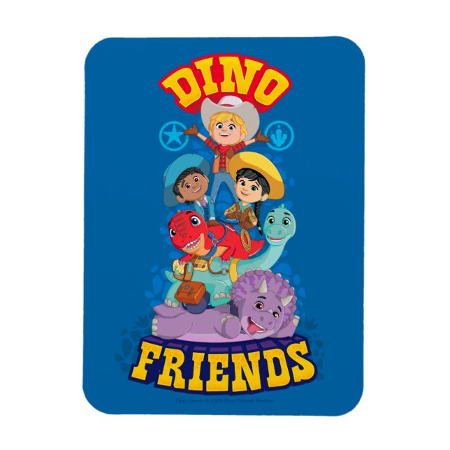 Imán Dino Friends | Dino Ranch (Vertical)