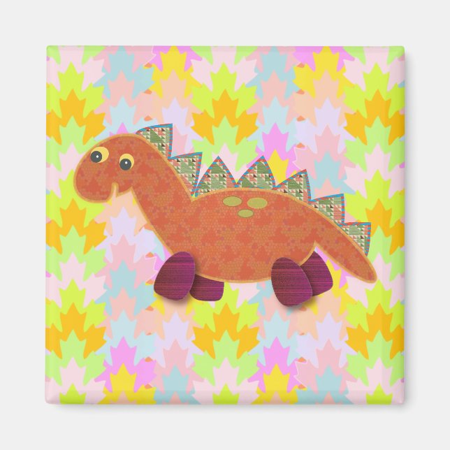 Imán Dino: Juguemos (Frente)