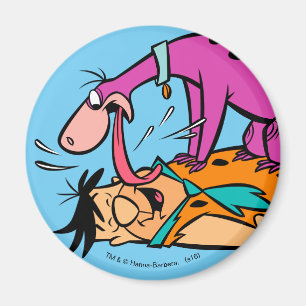 Imán Dino Licking Fred Flintstone