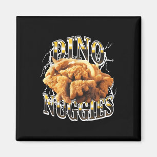 Imán Dino Nuggies Nuevo Gracioso Para Camisetas Hombres