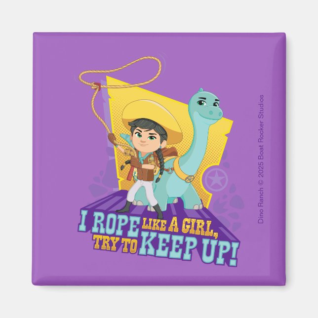 Imán Dino Ranch | Min. y Clover (Frente)