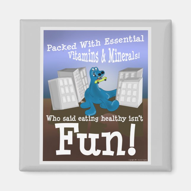 Imán Dino Vitamins (Frente)