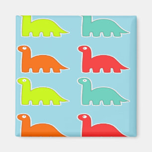Imán Dinos azules