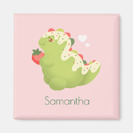 Imán Dinosaur de Matcha de Fresa