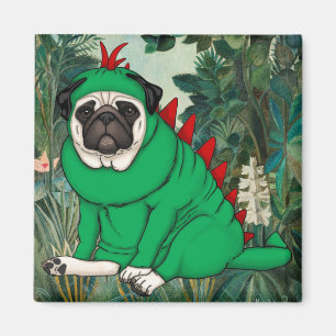 Imán Dinosaur Pug
