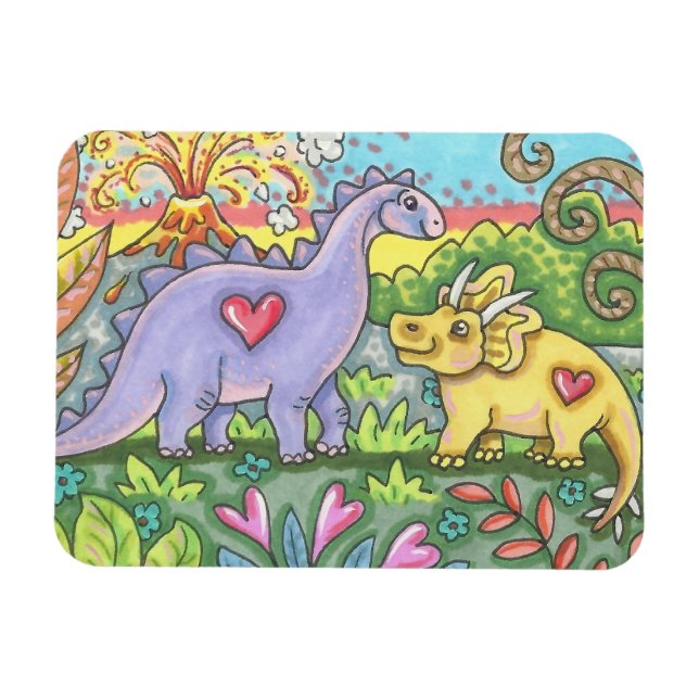 IMÁN DINOSAUR VALENTINE MAGNET PREHISTÓRICO (Horizontal)