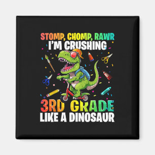 Imán Dinosaurio 3er grado de vuelta al primer día de cl