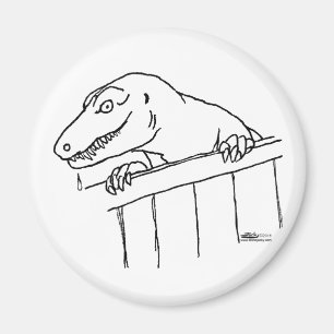 Imán Dinosaurio amistoso del vecindario