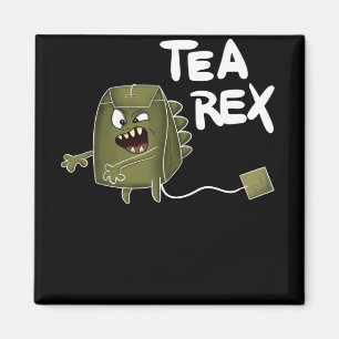 Imán dinosaurio de té