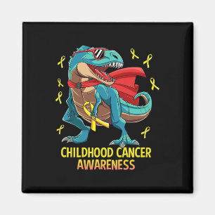 Imán Dinosaurio Divertido T-rex Conciencia del Cáncer I