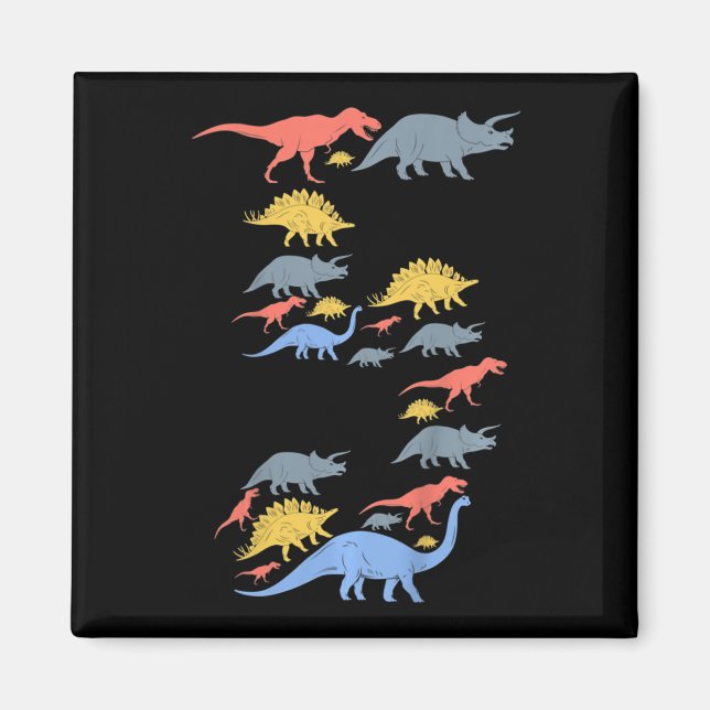 Imán Dinosaurio infantil 5 cumpleaños para Chicas de 5  (Frente)