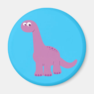 Imán Dinosaurio morado Brontosauro