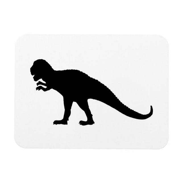 Imán Dinosaurio negro (Horizontal)