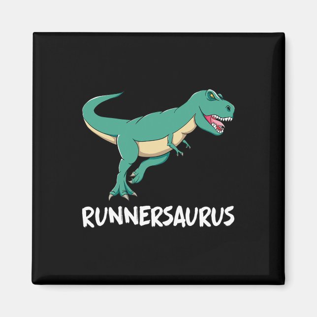 Imán Dinosaurio T-rex Dino Divertido Ejercicio Cardio C (Frente)