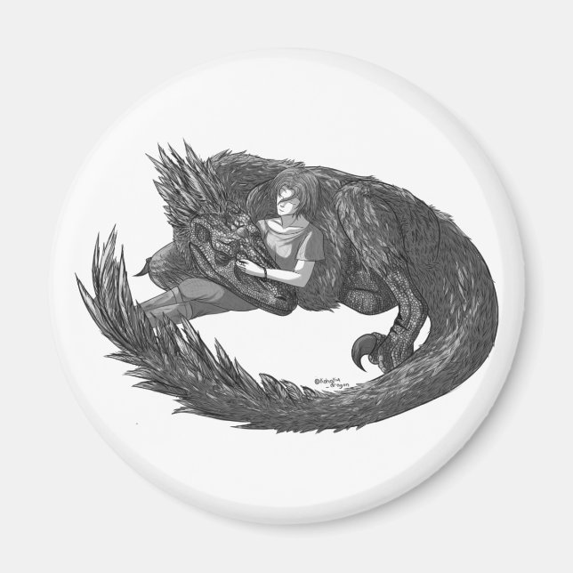 Imán Dinosaurio tenebroso (Frente)